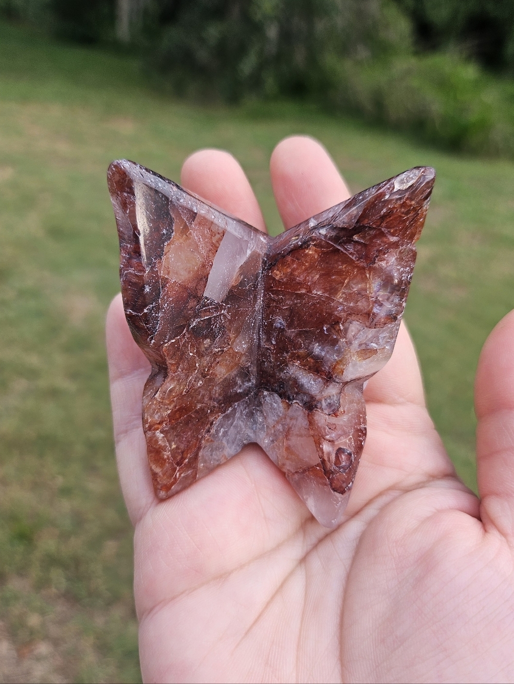 Fire quartz Butterfly